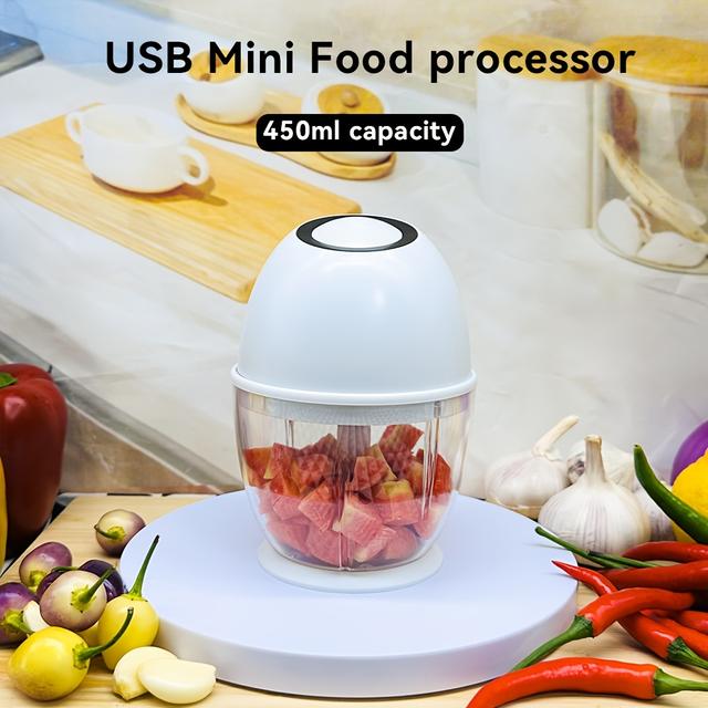 TEMU Yhzh Electric Garlic Chopper & Food Processor - - Mini Chopper With Large Capacity, Wireless Masher For Onion, Ginger, Meat, Chili, Fruit - Heavy-duty Motor,, Easy Clean (garlic Grinder)