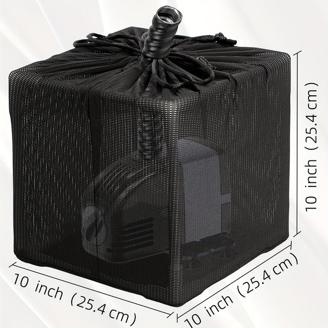 TEMU Versatile Outdoor Water Pump Filter Cube - Anti-clog Mesh Barrier For , Fountains & Aquariums