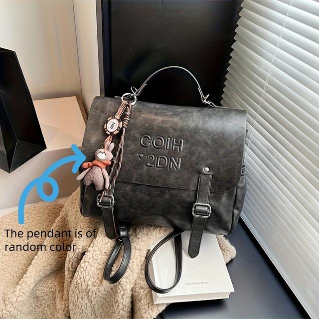 TEMU Women's Retro Handbag & Commuter Backpack - Ic Closure Small Tote/backpack Suitable For,, Travel - / & - Handbags