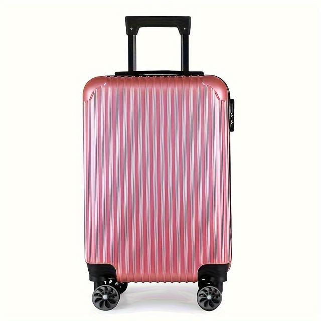 TEMU 20 Inch Pull Rod Suitcase, Large Capacity Student Zipper Gift Box, Boarding Box, Suitcase, Travel Box, Universal Wheel Suitcases