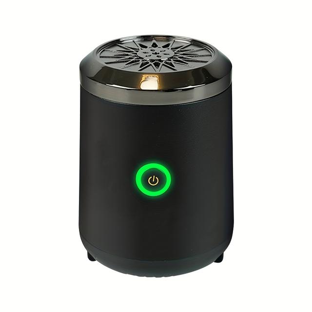 TEMU เครื่องเผาธูปอโรมาเธอราพีแบบพกพาขนาดเล็ก ทำจากโลหะ ใช้ USB ในรถยนต์ สำหรับเผาธูปอาหรับ รอมฎอน มุบารัค