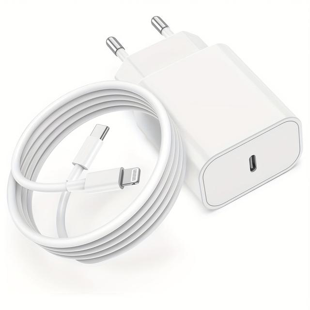 TEMU For Iphone 14 11 Charger, Wall Charger With 3.3ft Cable Charging Adapter Compatible With Iphone 14 11 Pro Max Xr Xs X, Ipad