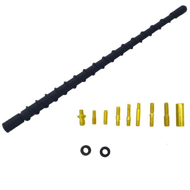 TEMU 13 Inch Flexible Antenna For Pickup Truck Radio Antenna Accessories Replacement Or Upgrade, Designed For Am Fm Signal Reception