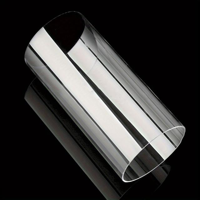 TEMU Tube transparent en acrylique, tête ronde, surface , diamètre extérieur mm, diamètre intérieur 95 mm, longueur 200 mm
