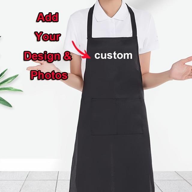 TEMU individuelle personalisierte Weihnachtsschürze mit 2 für , Küche, Zuhause, Restaurant, Café, Kochen, Backen, Party, 22Zoll*27Zoll