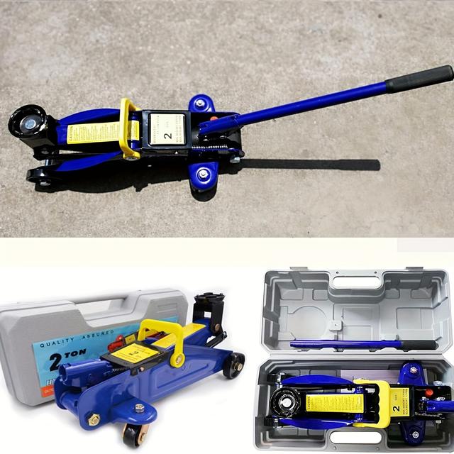 TEMU Hydraulic Low Profile Floor Jack 2 Tonne/ 4000 Lbs Heavy Duty Car Lift Jack Trolley Jack Hydraulic Car Jack Lift Garage Lift Range 5.3" To 12.6" For Car Van Truck Trailer Auto Repairing