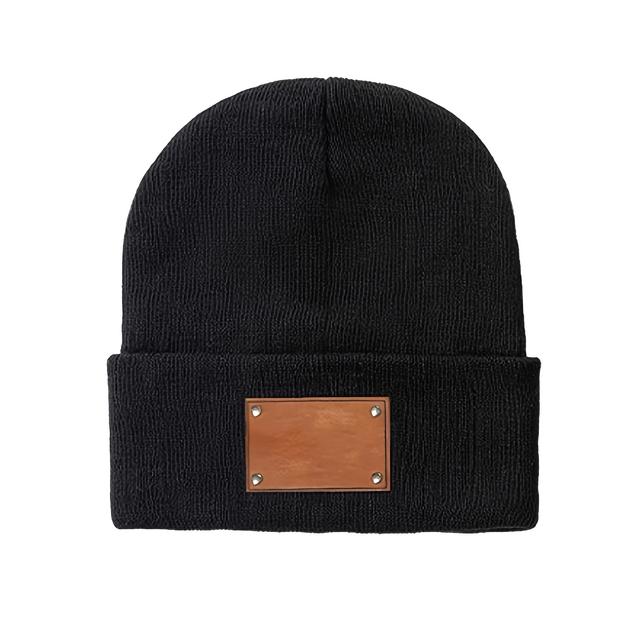 TEMU 1pc Unisex Custom Knitted Hat, Personalized With Photos, Suitable For Team Badges And Logos, Warm Knitted Hat For Adults, In Multiple Colors