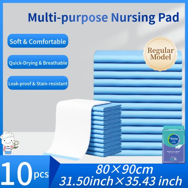 TEMU مجموعة من 10 وسادات داخلية فائقة النعومة مقاس 80 × 90 سم - مريحة للغاية وجيدة التهوية، لطيفة على البشرة، مثالية لكبار السن والرضاعة الطبيعية والعناية المنزلية