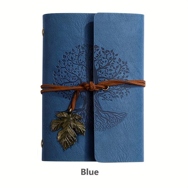 TEMU Cuaderno Vintage, Diseño de Decoración de Árbol de los , de de Cuero PU, Libros de Viajes y Diarios de Registros