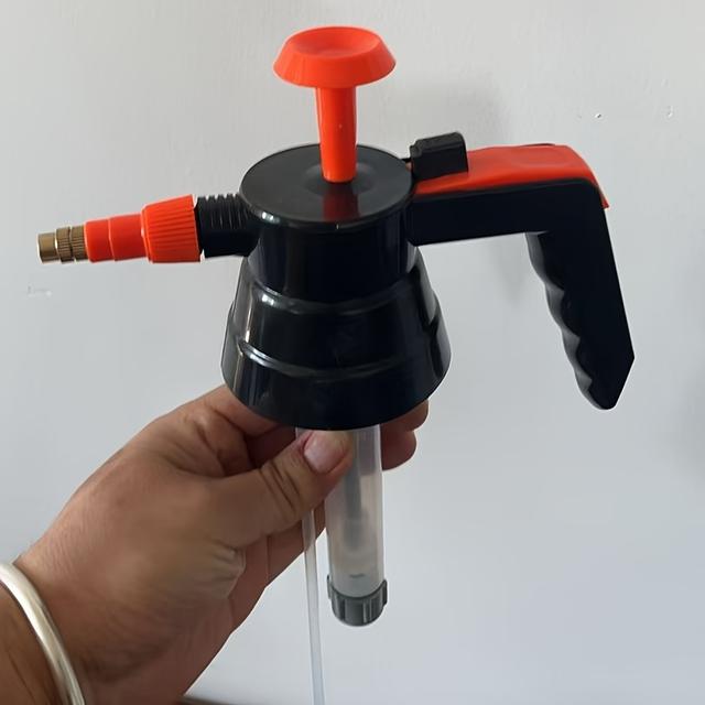 TEMU Boquilla de presión para pistola rociadora + Varilla larga + Accesorios de junta de cuero para Europa y América, piezas de repuesto para pistola rociadora de jardín/limpieza