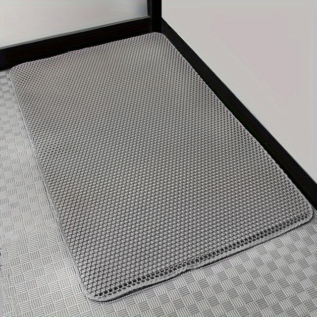 TEMU Household Cat Litter Mat Cat Litter Box Mat Extra Large Double-layer Filter Anti-leaking Out Control Sand Mat Pet Cat Supplies