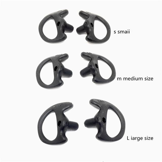 TEMU Bidirectional Radio Air Conduit Ear Wire Original Sound Coil Sound Tube Audio Kit (large, Medium And Small) 3 Pairs