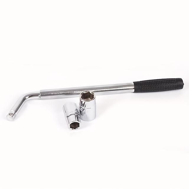 TEMU ประแจถอดล้อรถยนต์หลากขนาด (17 มม., 19 มม., 21 มม. และ 23 มม.) ออกแบบมาเพื่อช่วยให้ถอดน็อตยางง่ายขึ้น