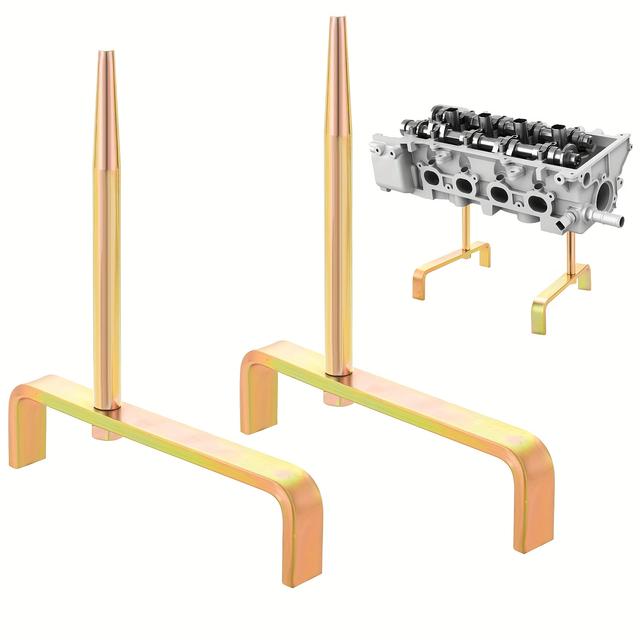 TEMU Zylinderkopfhalterung, eine zweiteilige Zylinderkopfhalterung für Motoren mit einem kegelförmigen Schaft, entwickelt für die und Lagerung von Motoren als Teil Zylinderkopf-Werkbank-Set.