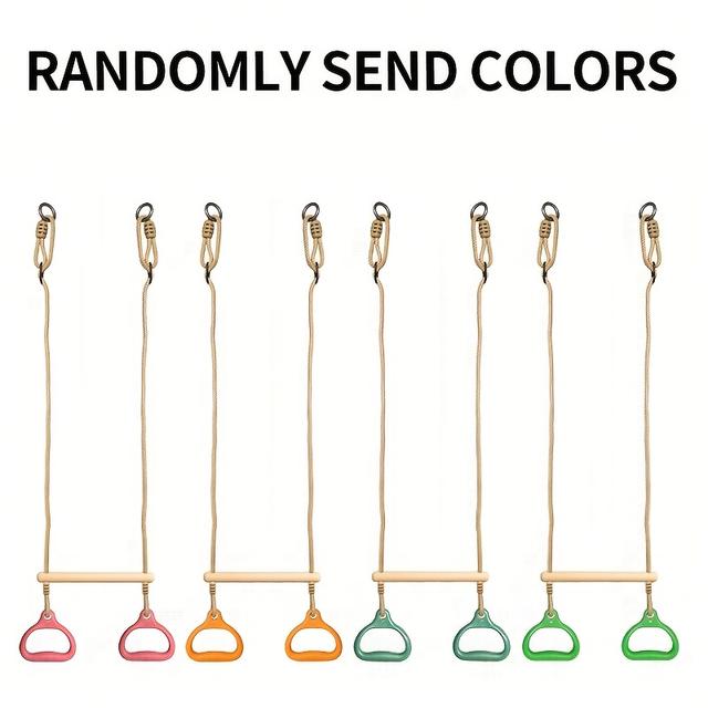 TEMU Adjustable Length Ring - Durable Pp Material, Comfortable Grip, Ideal For Indoor & & Play, Outdoor Play Equipment||adjustable Length Ring