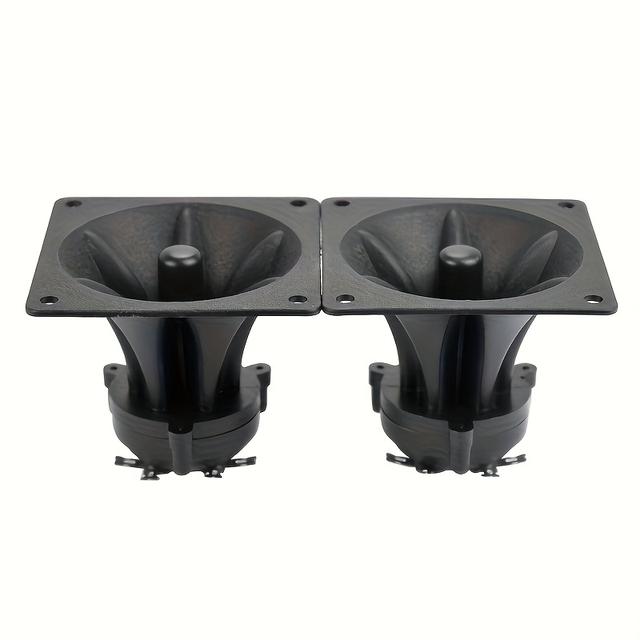 TEMU 2pcs Component Square Tweeter 150w 85mm Piezoelectric Sqaure Speakers Accessories Audio Interface Loudspeaker 1ceramic Buzzer Treble Audio Speaker Aomponents Sound Box Accessories