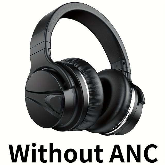 TEMU Wireless Headphones Active Noise Cancelling Headphones With Microphone Deep , Over Ear, Comfortable Protein Earpads