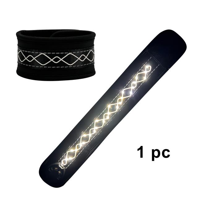 TEMU Led Rope Embroidery Horse Leg Wraps, Nighttime Riding Gear, Stylish And Adjustable Equestrian Safety Equipment, Sports Equestrian Supplies