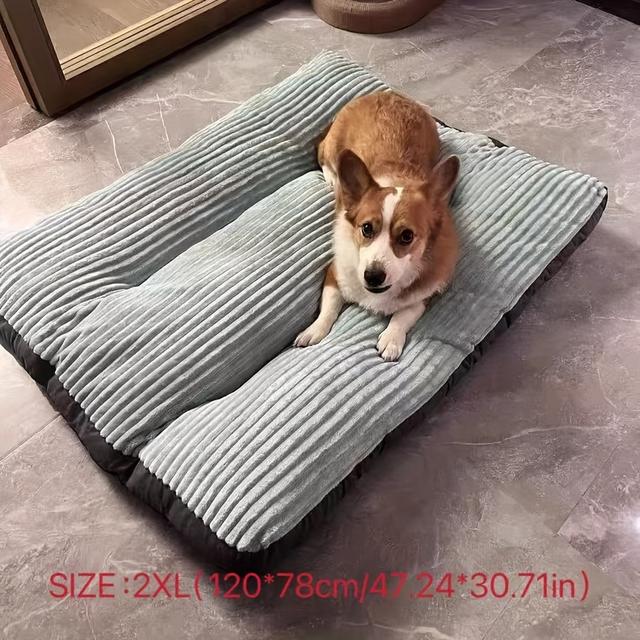 TEMU 1 tapete cuadrado para mascotas, y , resistente al desgaste y a los arañazos, de gato adecuado para perros grandes, medianos y pequeños, colchón para dormir en estaciones