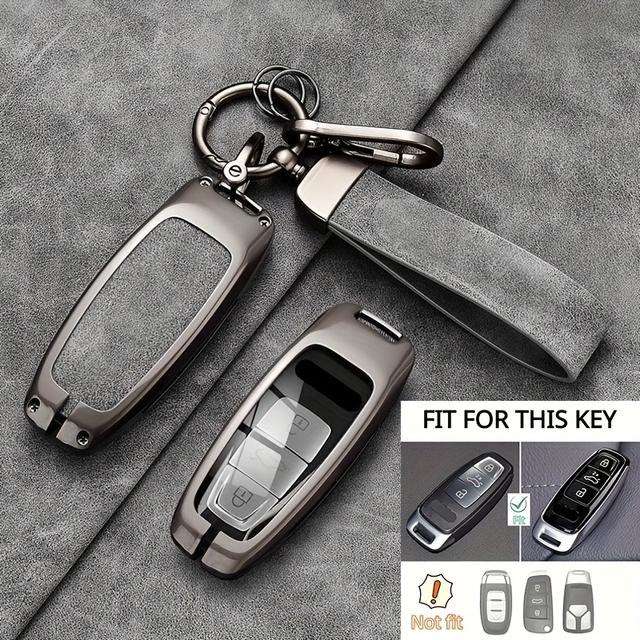 TEMU For A3 A4l A5 A6l Q2l Q3 Q4 Q5l Q7 Q8 A7l A8 Aluminum Alloy Keychain - Luxurious Design, Scratch-resistant, And Ergonomic Grip, Suitable For Key Covers For Models
