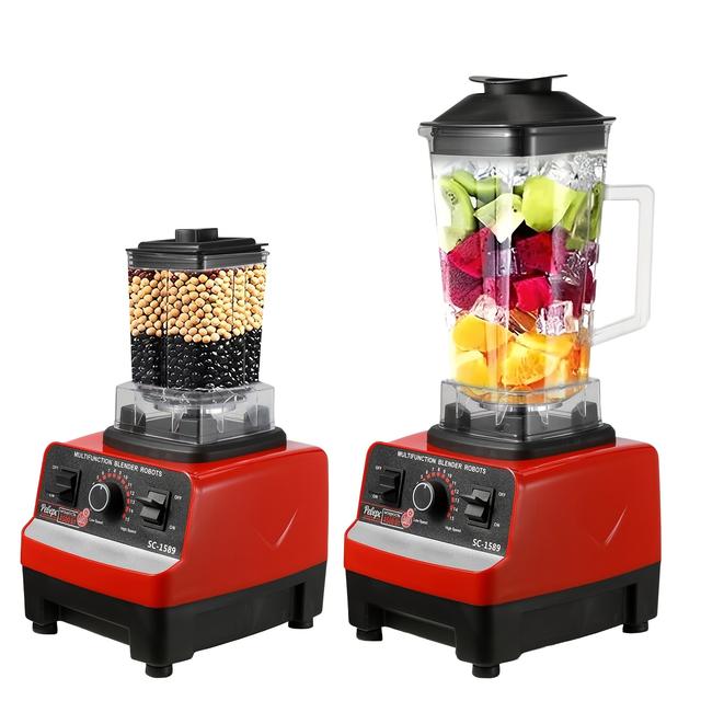 TEMU A Durable Household Blender With 2000w Power, Suitable For Food Processors And Kitchen Juicers.