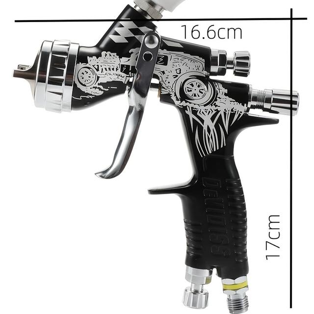 TEMU Devidiss 1.3mm Tip, 600cc Te20 Lite For All Hvlp Air Spray Gun Premium Set, Paint Guns Automotive With 1.3mm Tip, 600cc Cup Paint Gun Sprayer For All And Touch Up