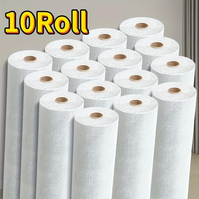 TEMU 10롤 3D 폼 벽지 스티커 - 자체 접착식 두꺼운 질감 필 & 스틱 패널, 탈착식 IXPE 폼 플랭크 (화이트/베이지/그레이/블랙/브라운 톤), 벽, 천장, 주방, 침실, 사무실용 쉬운 설치 - DIY 홈 리모델링|스티커|DIY