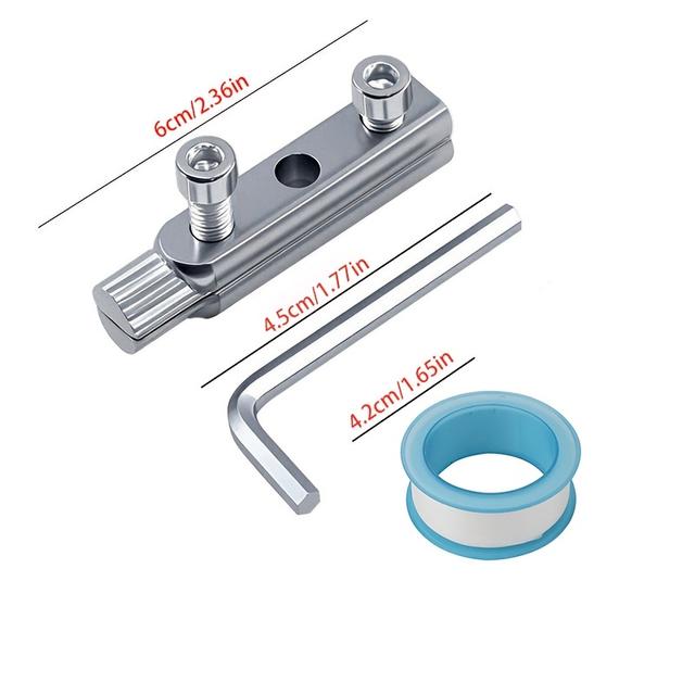 TEMU 3pcs/set 2.5*0.51 Inch Adjustable Metal Pipe Breaker Disassembly Tool Set, Quick Wire Cutting Removal Tool, 1/2" 3/4" Nut Extractor, Ideal Disassembly Tool.