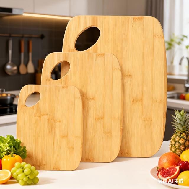 TEMU Bambó Háromrészes Vágódeszka Készlet