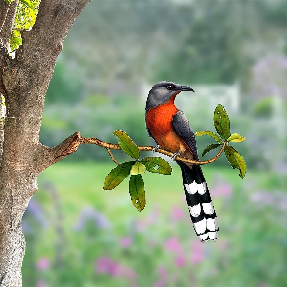 TEMU Metal Branch Bird Garden Decoration Insert
