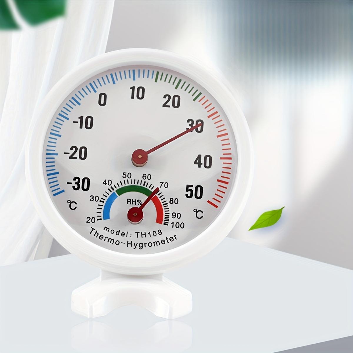 TEMU A Thermometer Suitable For Offices, Homes, And Greenhouses, Indoors And Outdoors, That Hung Up And Operates Without Batteries, Model Th108