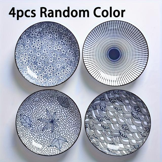 TEMU 4 Keramik-Esssteller für den Hausgebrauch