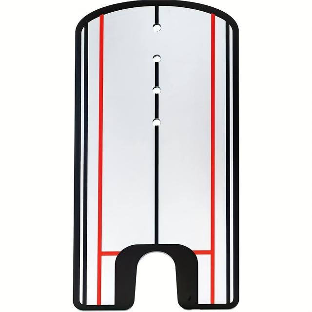 TEMU Golf Swing Training Mirror - Suitable, Reflective Surface For Accurate Posture Correction, Including Hitting Plate And Putting Practice Pad, Golf Training Aid Tool