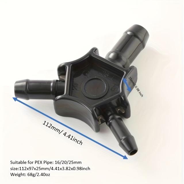 TEMU 3-in-1 Pipe Hole Puncher, Deburring Tool & Chamfering Tool - Durable Plastic Material, Suitable For 16mm To 25mm Outer Diameter Pipes