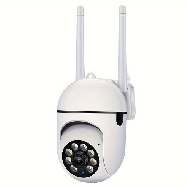 TEMU 1080p Hd Security Wifi Ip Camera With Ai & Motion Detection, 2.4g Alarm Push Monitoring, Smart Ptz Camera With Audio For Indoor/outdoor, Pet Family With Mobile App