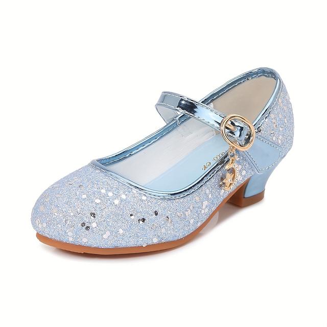 TEMU De sprankelende kristallen Mary Jane schoenen hebben verstelbare bandjes en zijn perfect voor feesten, bruiloften, optredens en dansevenementen met hun glanzende pailletten design.