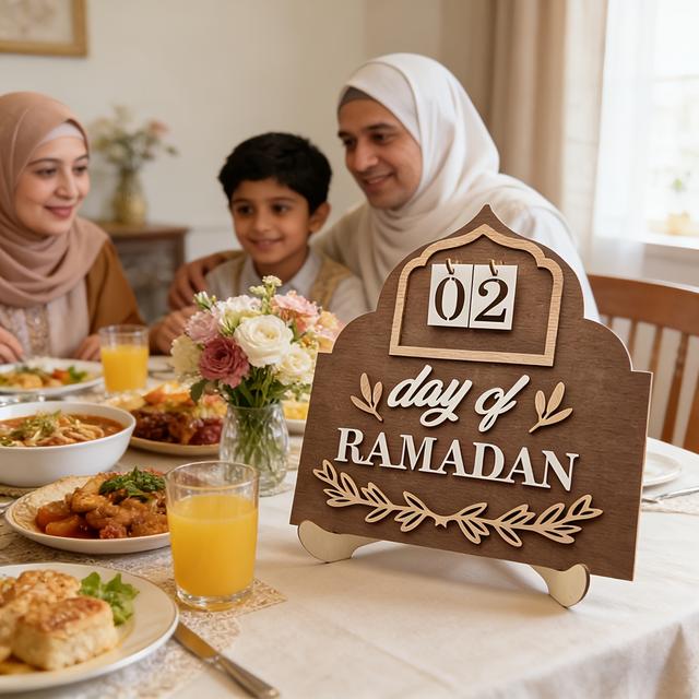 TEMU Calendrier du Compte à Rebours du Ramadan - Décorations du Ramadan pour 2026 - Calendrier du - Cadeaux du - Calendrier du Ramadan 2026 - Calendrier de l'Avent du Ramadan