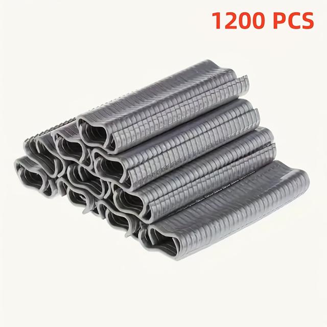 TEMU 1200 Piezas de Clavos Rápidos para Rejilla M, Clavos para Instalación de Jaulas con Abrazadera