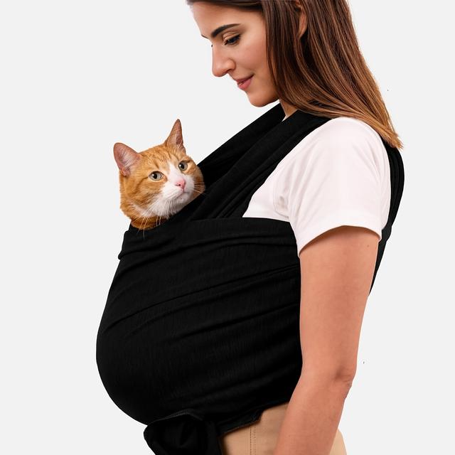 TEMU Small Dog Carrier - Anti-anxiety Cat Carrier, Portable Breathable For Small To Medium Breeds, Polyester, Use, Comfortable For Dogs And Cats, ||durable Fabric