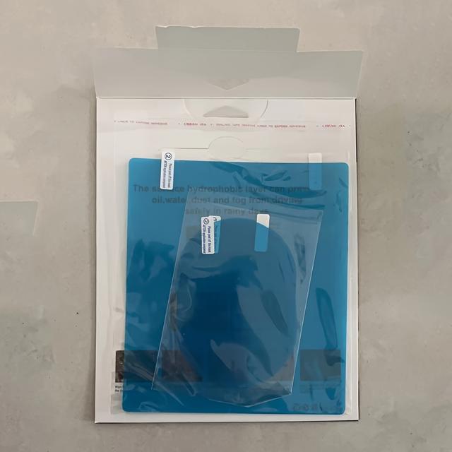 TEMU Set Of 4 Protective Films For Car Rearview Mirrors, Designed To Prevent Fog, Glare, And Rain, Featuring A Clear Nano Coating