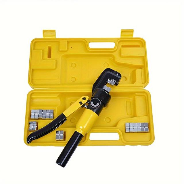 TEMU Pince à sertir hydraulique 10 , pinces électriques, pince à sertir 4-²