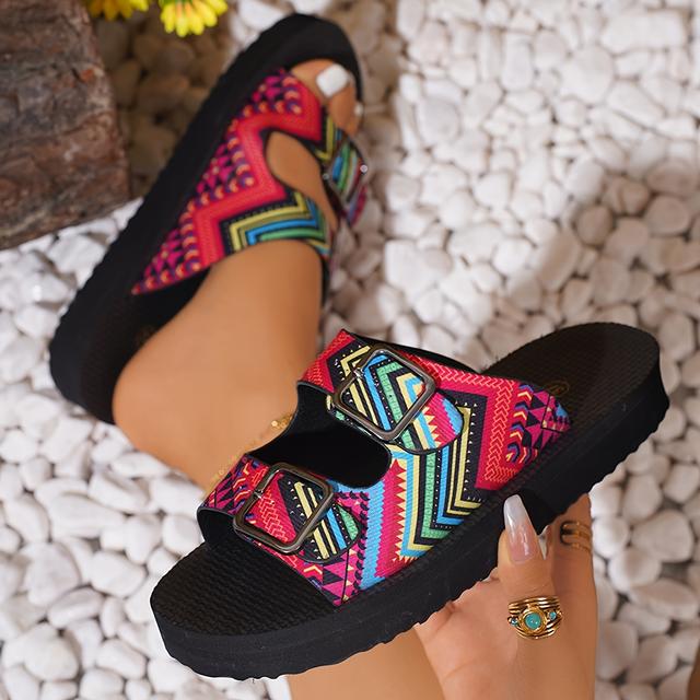 TEMU Women's Summer Flat Bottom Slippers Sole Slippers For Women Outdoor