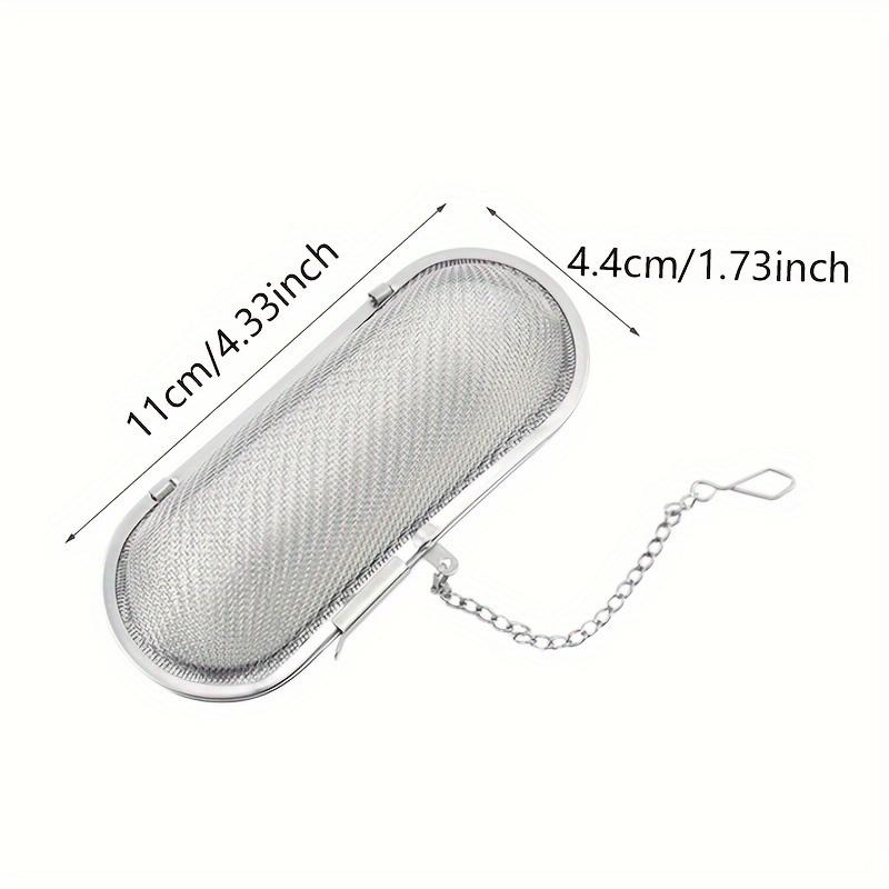 TEMU Stainless Steel Hanging Infuser Basket - Durable , Reusable Food Filter For Tea, Coffee, And Spices, Ideal For Brewing And , Infusion|decorative Kitchenware|durable Construction