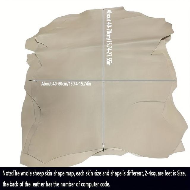 TEMU Premium Genuine Leather - 0.8-1.0mm Thick, Finish, Crafting, Making Bags, Shoes & Accessories, Crafting Material | Sleek Finish | Smooth Texture, Leather Craft Supplies