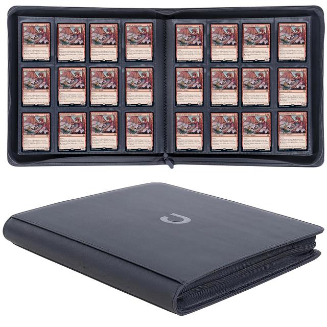 TEMU A Protective Album With 12 Pockets And 32 Double-sided Pages, Accommodating 768 Side-loading Slots For Board Games, Collectible Cards, Or Trading