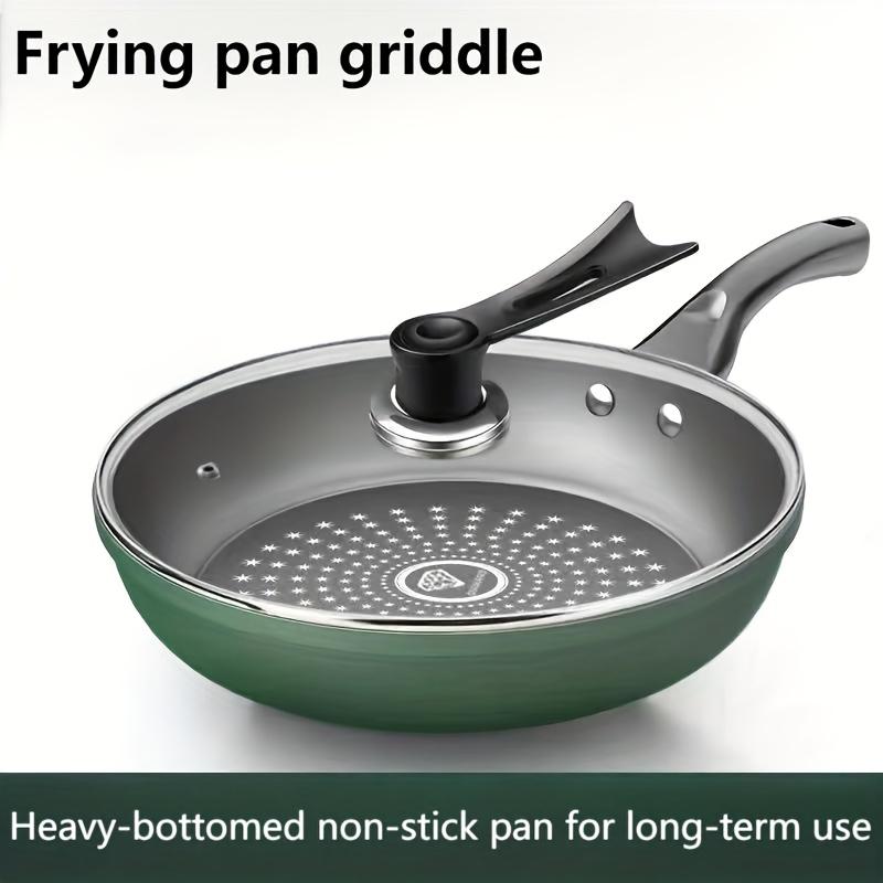 TEMU ; ; Breakfast Frying Pan; Egg Frying Pan; Pancake ; Camping Frying Pan; Stir-fry ; Compatible With Induction And Gas Cooktops