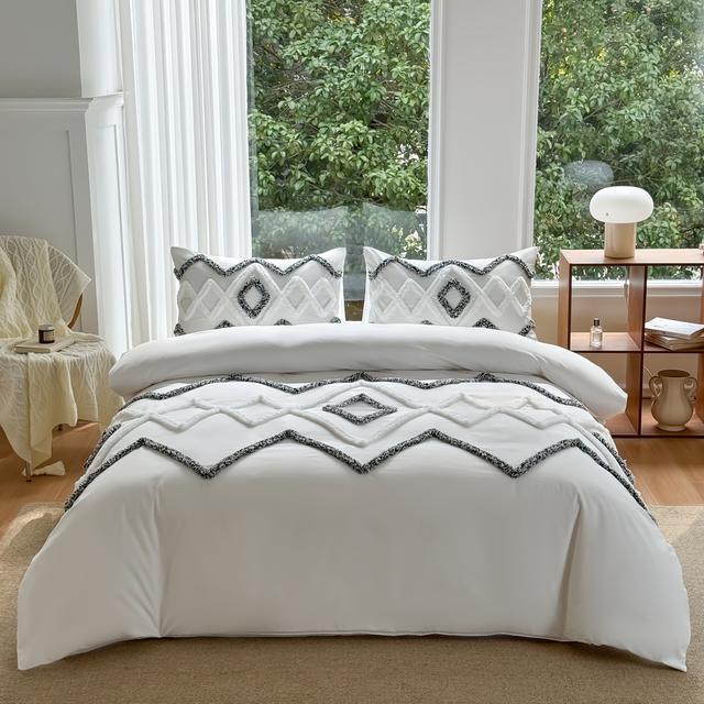 TEMU 1 Set Bedding, 1 Duvet Cover/2pcs Pillowcases (does Not Insert), Fengluan Bedding 2/3pcs Set, Romantically , High-end Duvet Cover For Home