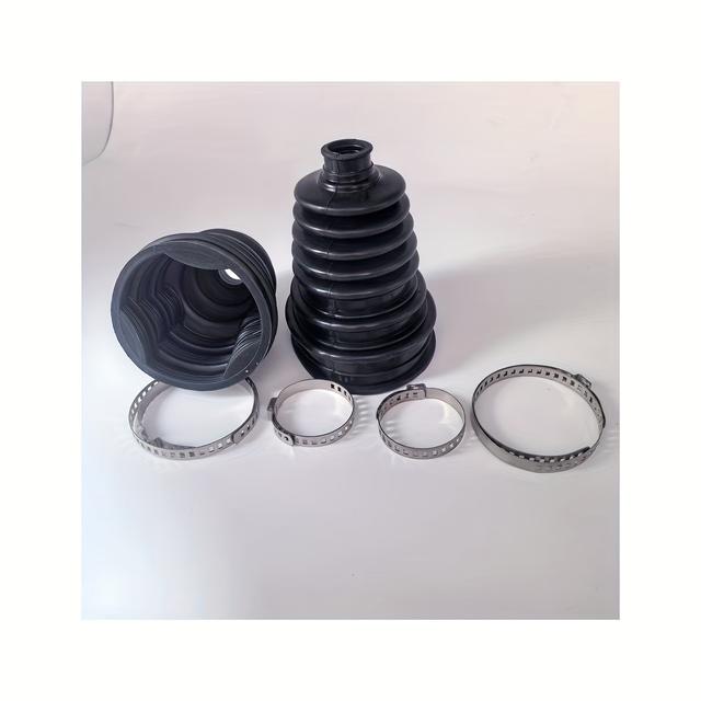 TEMU Set Of 6, Universal Automotive Half-shaft Ball Joint Inner And Outer Dust Covers, Thickened Kit