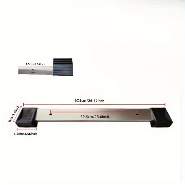 TEMU Additions For Ladders, Including Bar For Articulated Telescopic Ladders And Bar For Telescopic Single Ladders Featuring An Enlarged Anti-slip And Durable Foot Sleeve