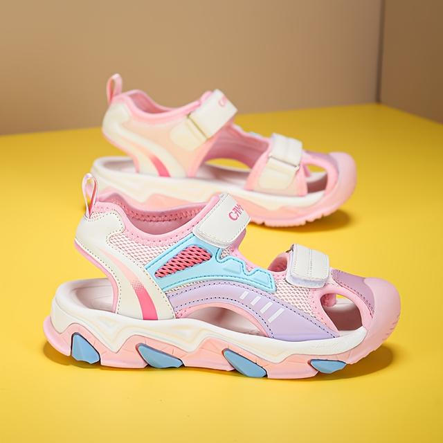 TEMU Stylish And Versatile Children's Sports Sandals With A Soft, Comfortable Headband Design Featuring Straps, Suitable For Boys And Girls, Daily Wear And Outdoor Activities